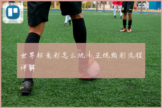 世界杯竞彩怎么玩｜正规购彩流程详解